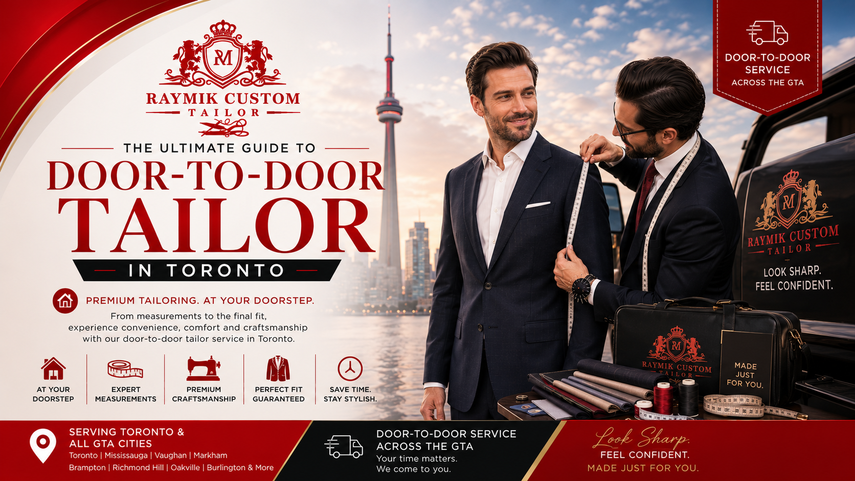 Door-to-Door Tailor in Toronto — How It Works and Why Toronto Clients Love It