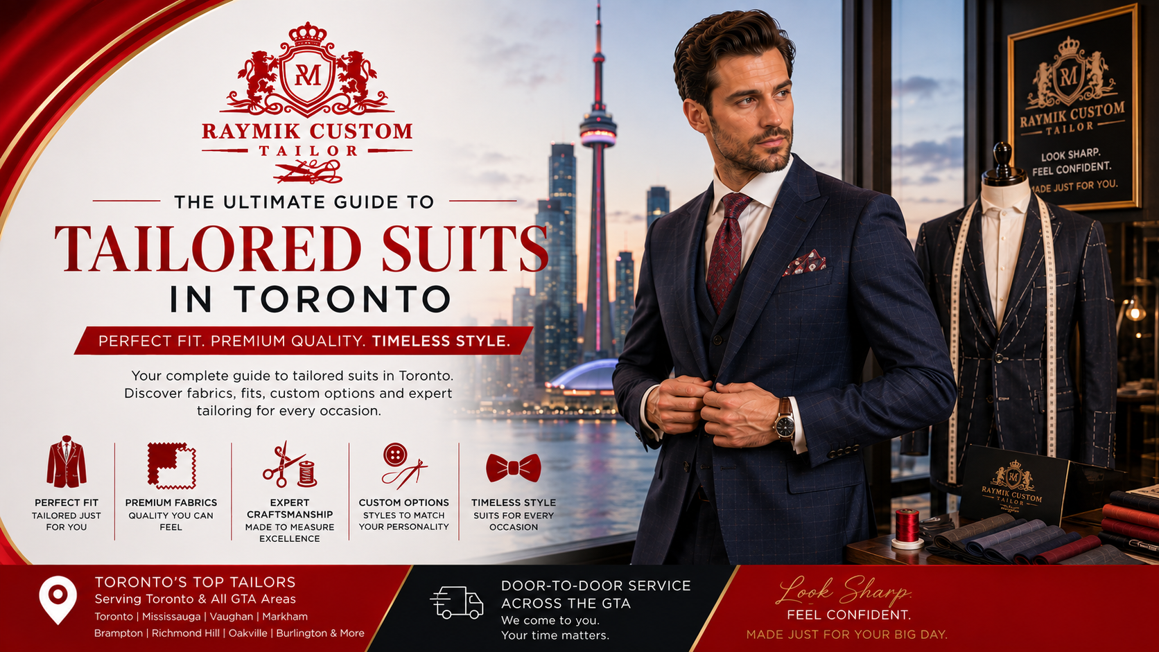 Tailored Suits Toronto — Everything You Need to Know in 2026