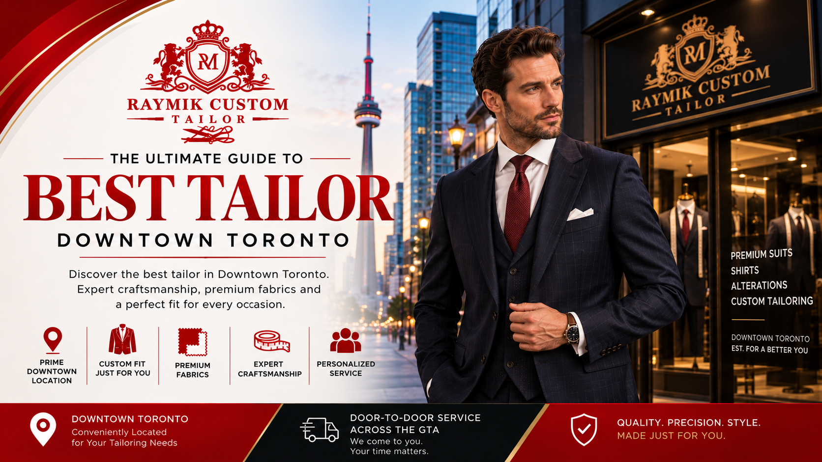 Best Tailor in Downtown Toronto — Why Busy Professionals Choose Door-to-Door