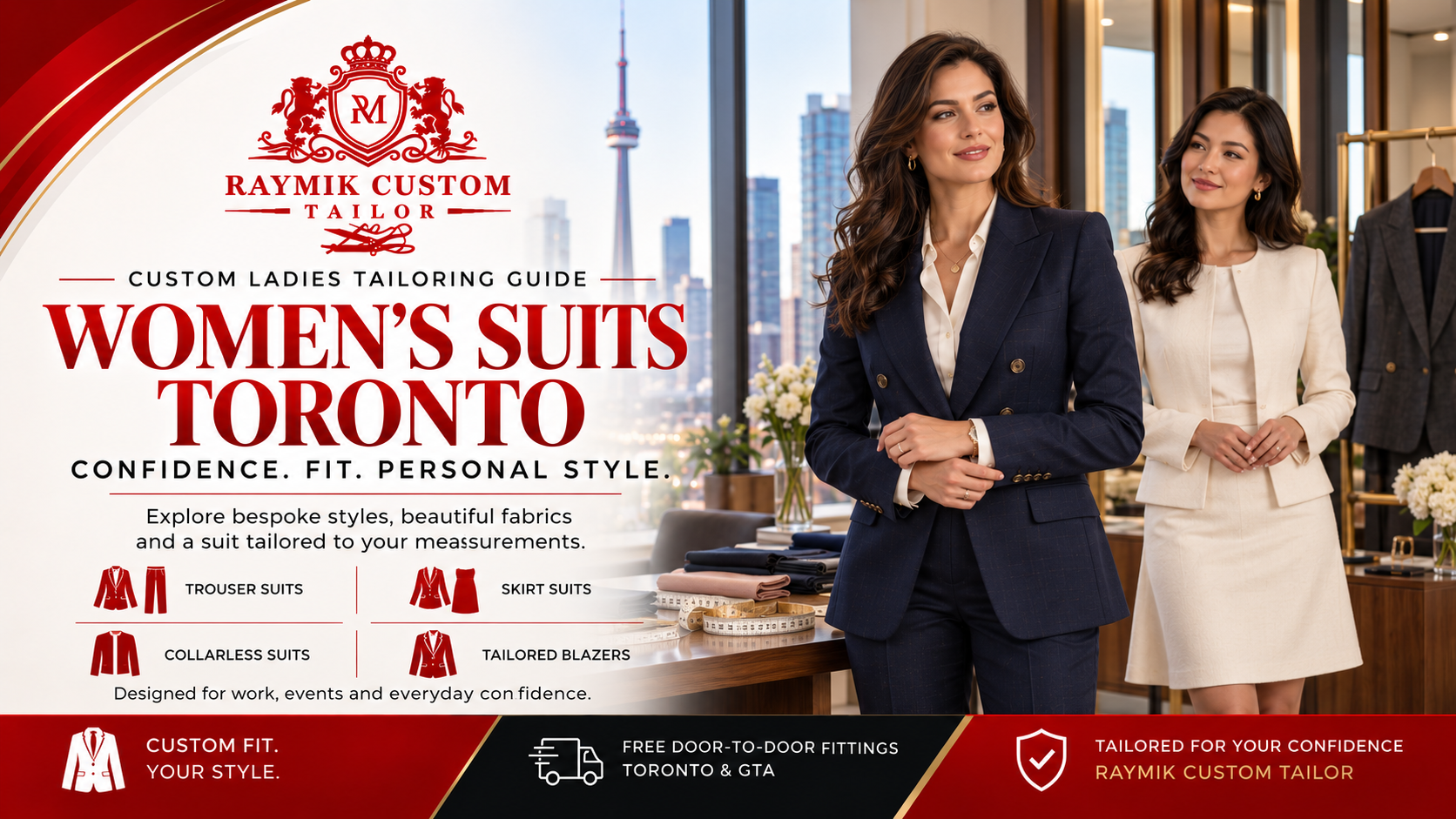 Women's Suits Toronto — Complete Guide to Custom Ladies Tailoring